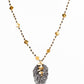 Avenue Chic - Women's Clover Orchid Necklace