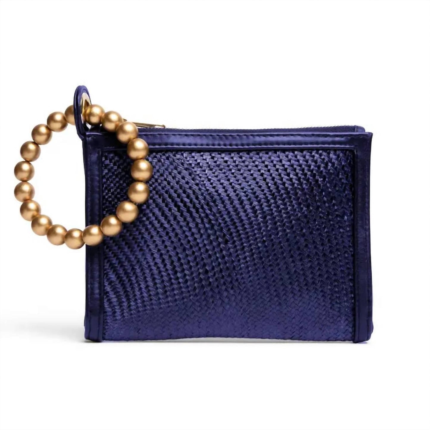 Soli & Sun - Woven Luxe Gold Handle Wristlet