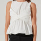 Astr - Isela Twist Overlay Cotton Top
