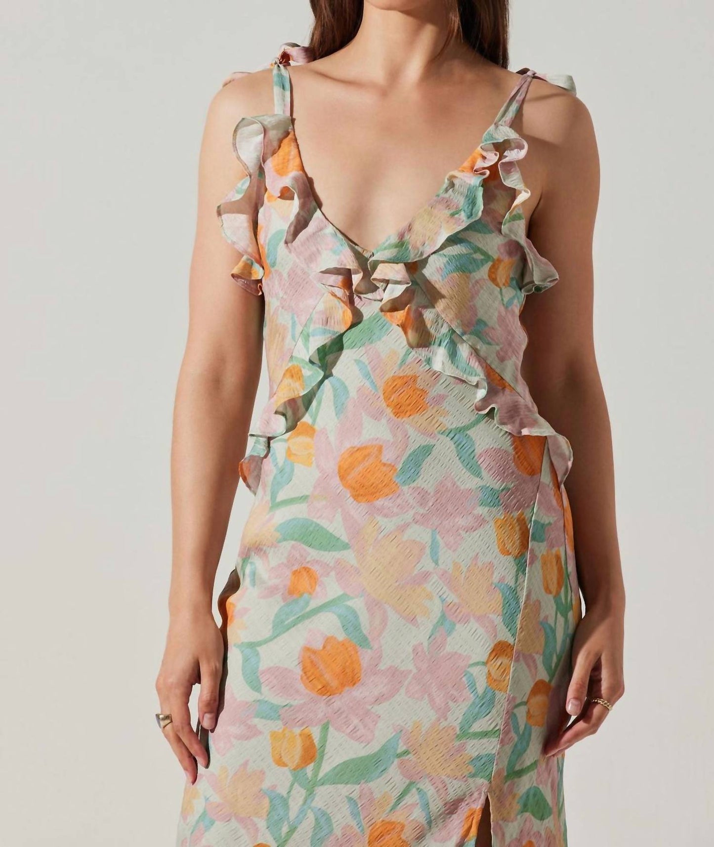 Astr - Sorbae Floral Maxi Dress