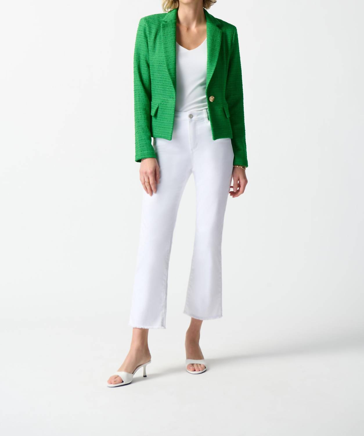 Joseph Ribkoff - Boucle Blazer in Island Green