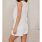 Milio Milano - V neck rouched linen crop top