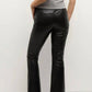 Veronica Beard - Carson Vegan Leather Kick-flare Pant