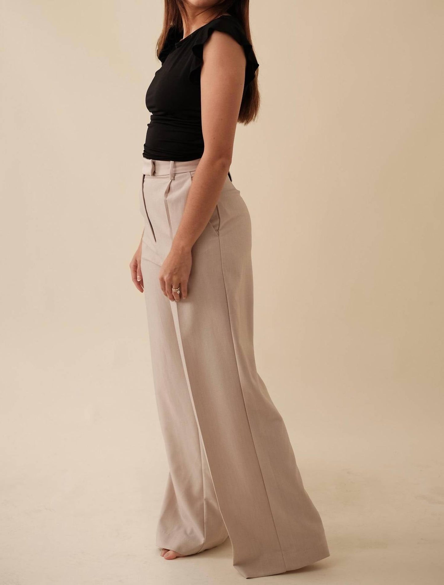Sofie The Label - Brooks Pleated Wide Leg Trouser