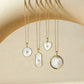 Eklexic - Women's Mother Of Pearl Lion Pendant Necklace