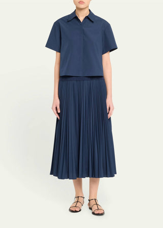 Simkhai - Bernie Short Sleeve Pleated Shirt