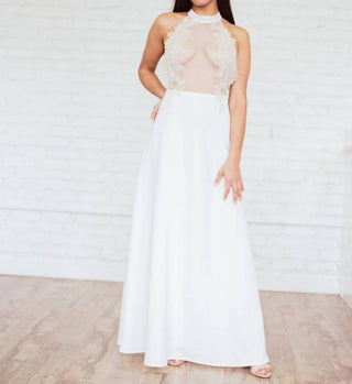 Ariti Kaziris - Halter Sheer Wedding Dress