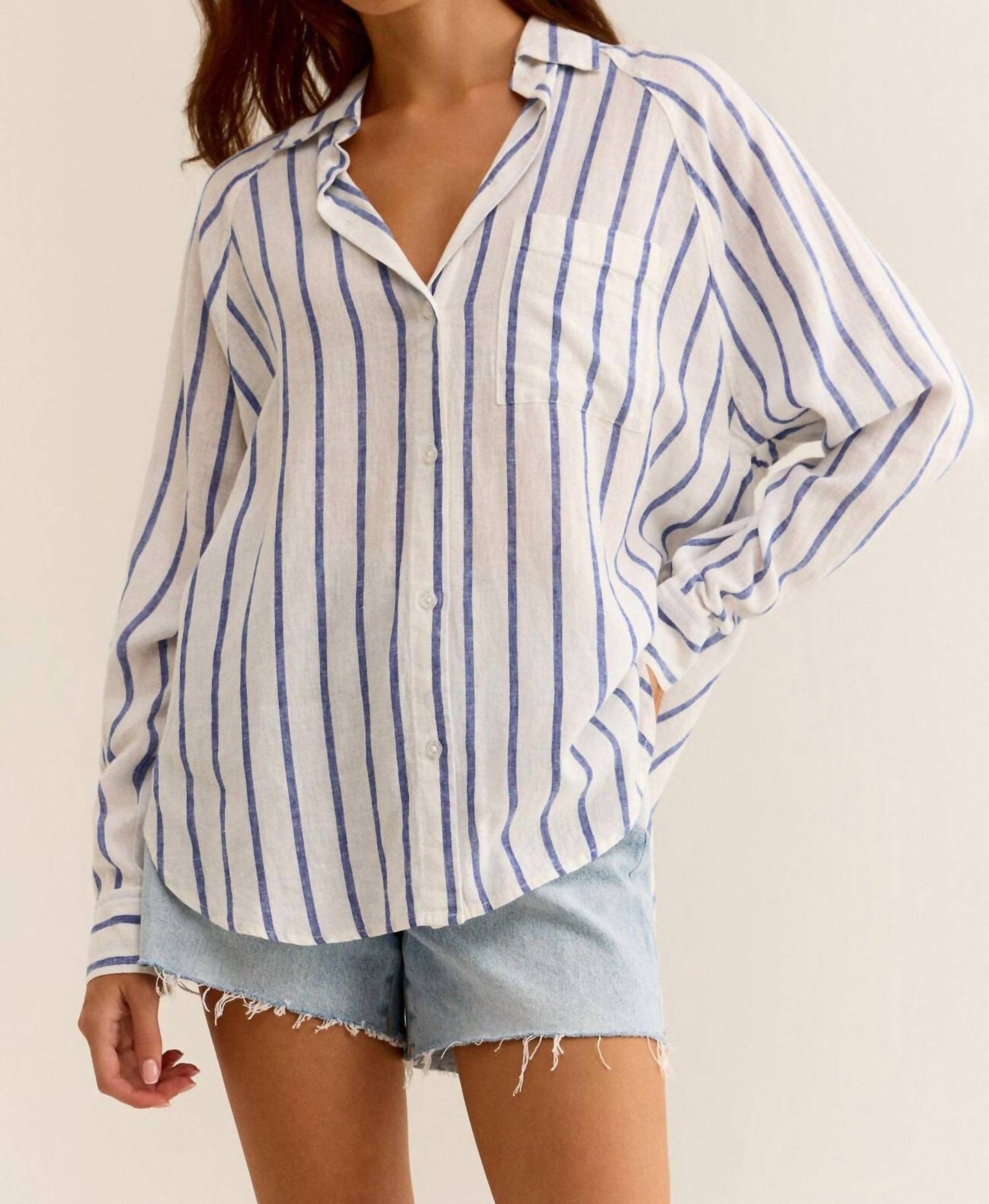 Z Supply - Perfect Linen Striped Top
