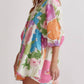 Entro - Blossom Burst Vibrant Floral Mini Dress