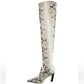 Khaite - Women's Printed Leather Boots
