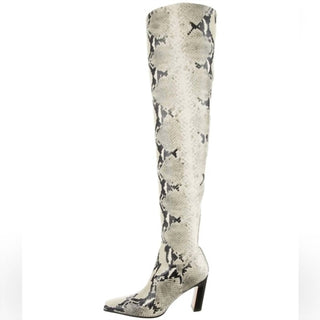 Khaite - Women's Printed Leather Boots