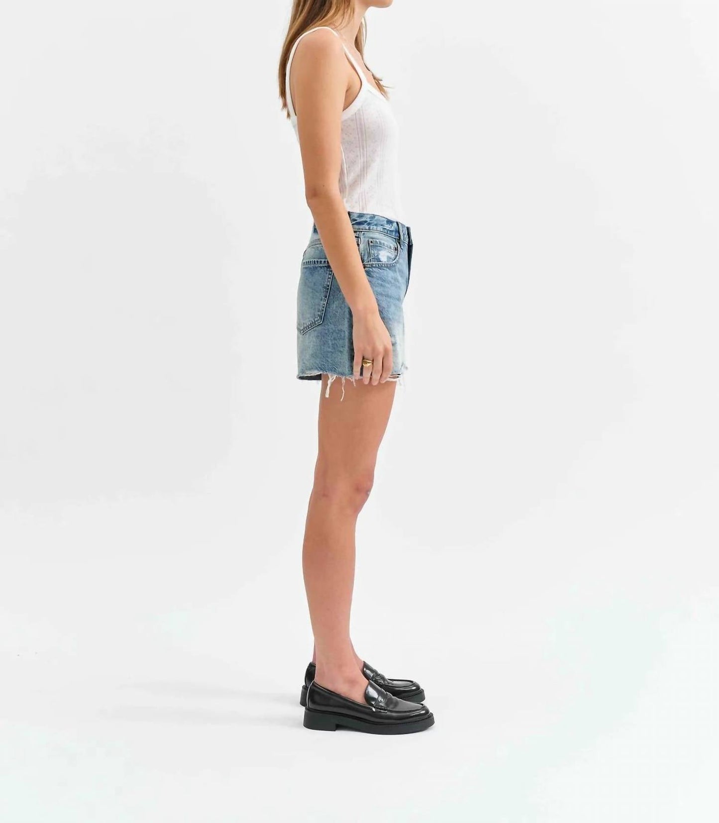 Daze - Crossroads Mid-rise Jean Short