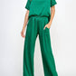 2 Hearts Apparel - Solid Satin Set