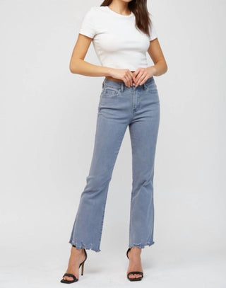 Mica Denim - Calça Jeans Cropped Flare