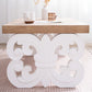 Ornate Wood Coffee Table – 47" Rectangular Farmhouse Style Table