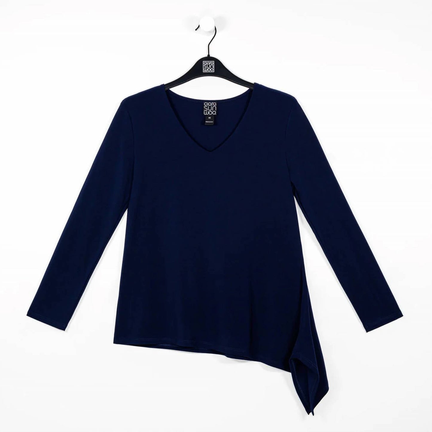 Clara Sun Woo - V Neck Side Flow Top