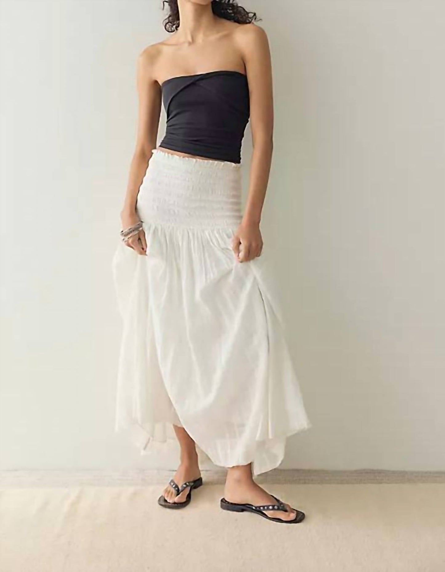 Free People - Raven Solid Maxi Skirt