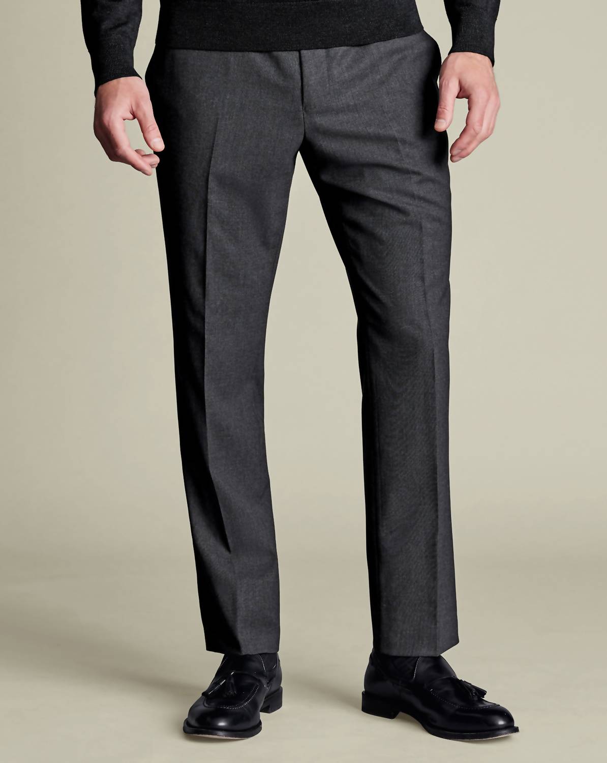 Charles Tyrwhitt - Natural Stretch Twill Suit Pants