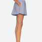 Sea - Helmi Striped Shirting Pleat Short