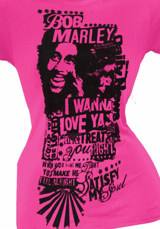 Bob Marley - Women's Wanna Love Ya T-shirt