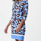 Joseph Ribkoff - Button Shoulder Multi Print Dress
