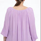Sanctuary - Tie Ballet Neck BLouse Petal