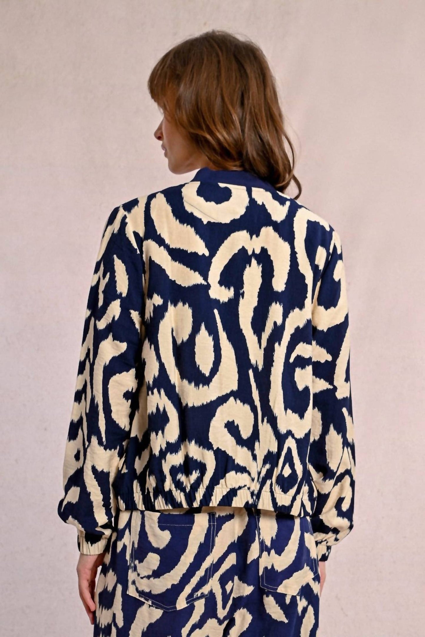 Molly Bracken - Printed Zip Up Jacket
