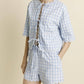 Aureum - Gingham Top