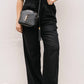 Steve Madden - Linen Blend Straight Leg Pants