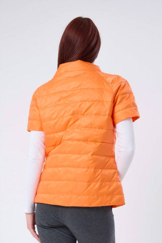 Anorak - Short Sleeve Quilted Puffer Jacket