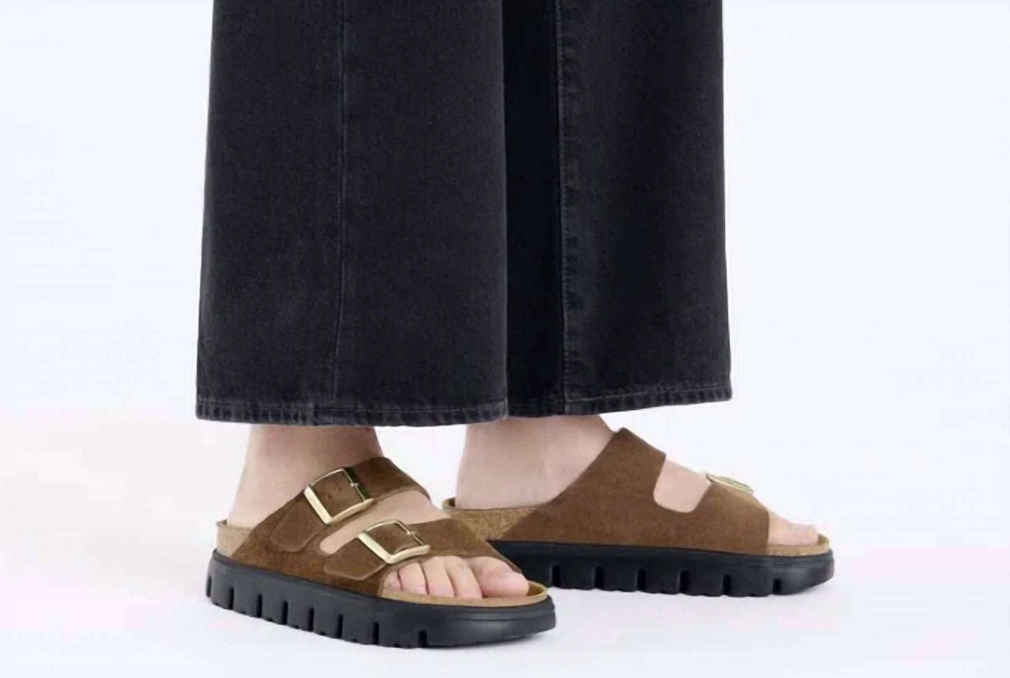 Birkenstock - Women's Papillio Arizona Chunky Suede Leather Sandals