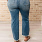 Judy Blue - Women's High Waist Distressed Crop Straight Leg Jeans