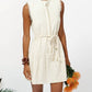 Adelyn Rae - Genny Textured Sleeveless Shirt Mini Dress