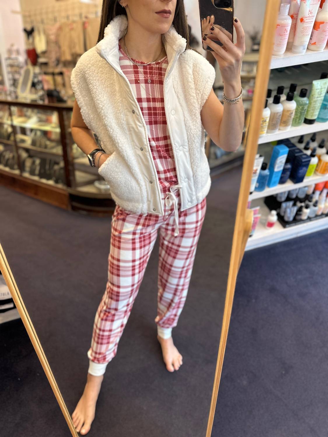 Pj Salvage - Holiday Spirit Plaid Lounge Set