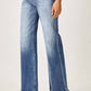 Risen - Curvy Wide Leg Straight Jeans