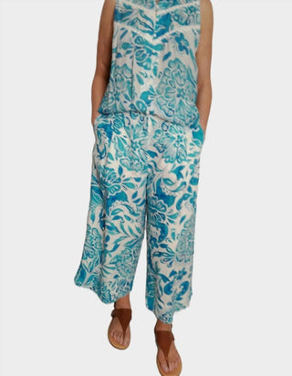 Johnny Was - LINEN PLEATED CULOTTE PANTS