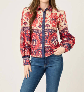 Btb Los Angeles - PRINTED LLANA TOP