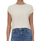 Le Jean - Crochet Muscle Tee Sweater