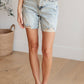 Judy Blue - High Waist Mineral Wash Distressed Boyfriend Shorts
