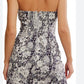 Free People - White Black Dress