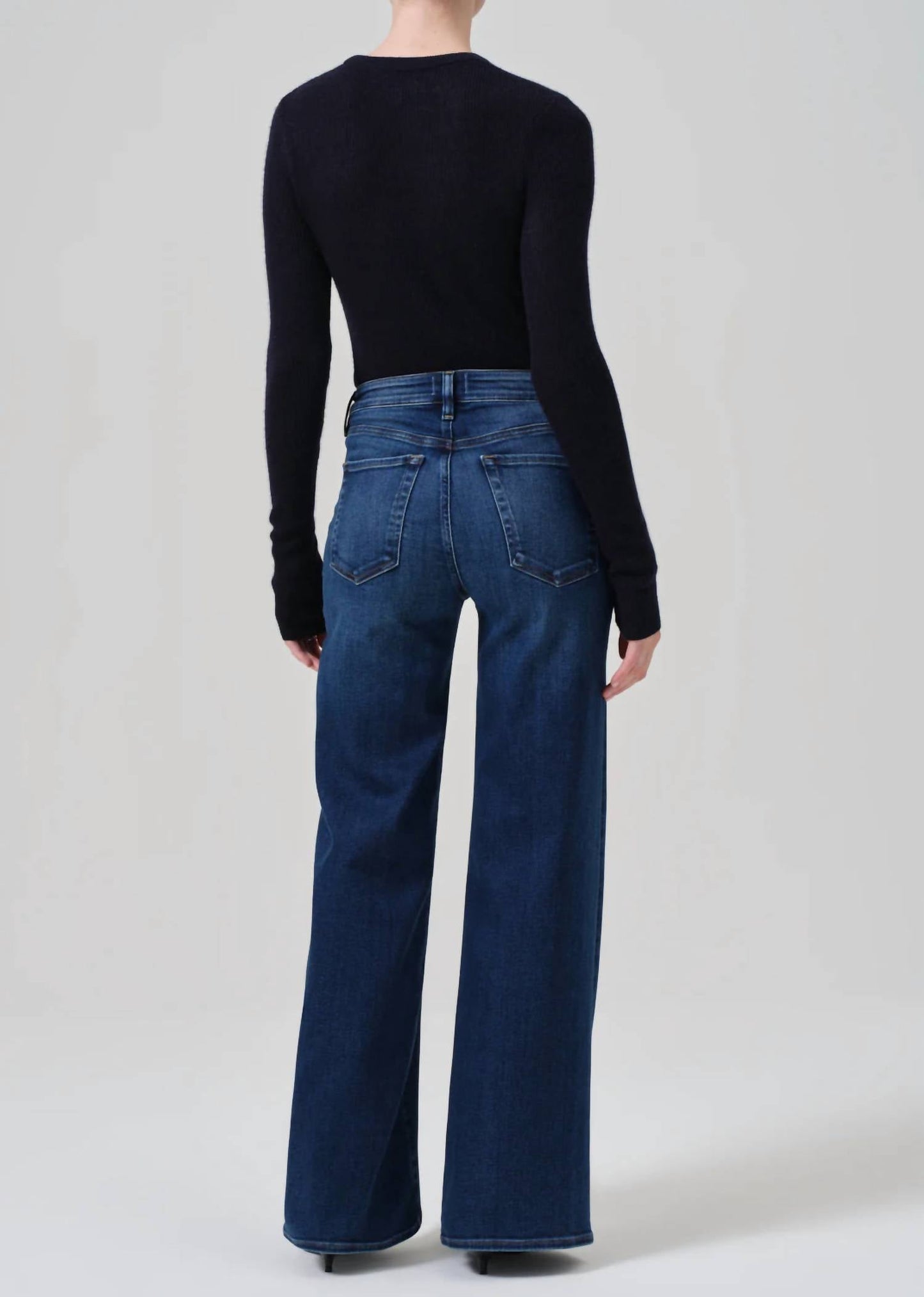 Citizens Of Humanity - Raven Patch Pocket Wide Leg Jean