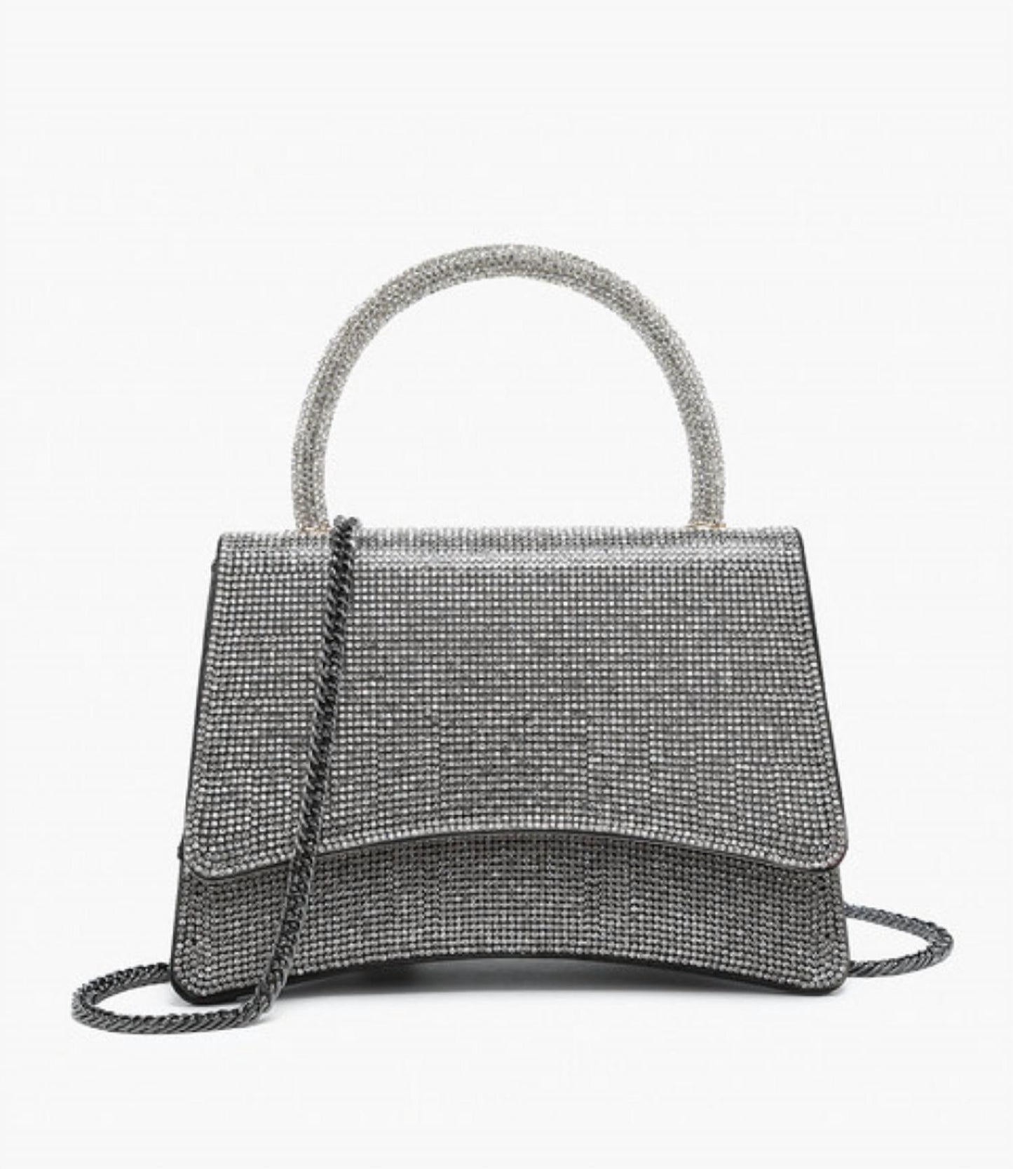 Jen & Co. - Women's Aurora Rhinestone Clutch Bag