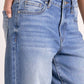 Elan - Denim Wash Wide Leg Jeans
