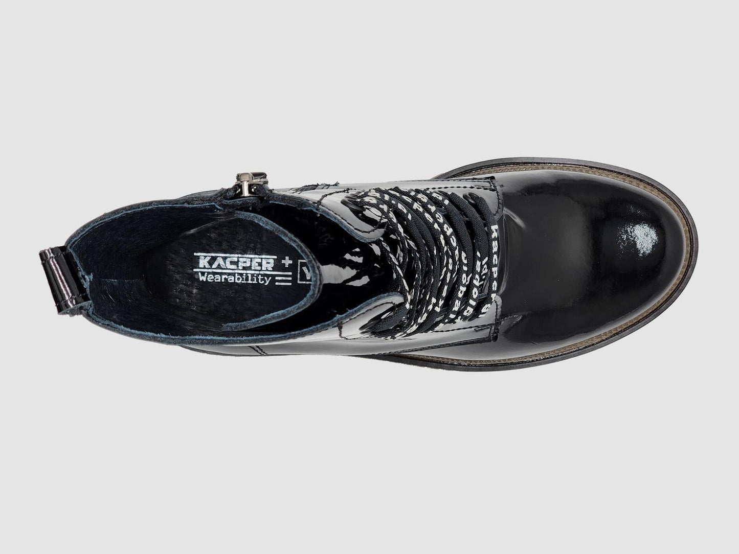 Kcr Group - Women's Premium Mid Patent Leather Boots
