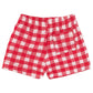 Montce - Boy's Gingham Mini Swim Trunk
