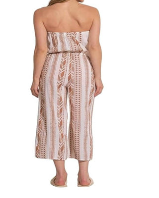 Elan - Macacão Caro com amarração na cintura