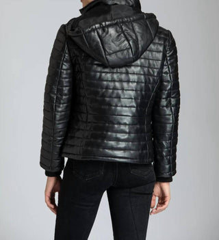 11 Uptown - Jaqueta de couro Puffer