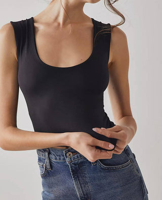 Free People - Camisola Muscular com Linhas Limpas