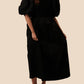 Sofie The Label - Tori Puff Sleeve Contrast Maxi Dress