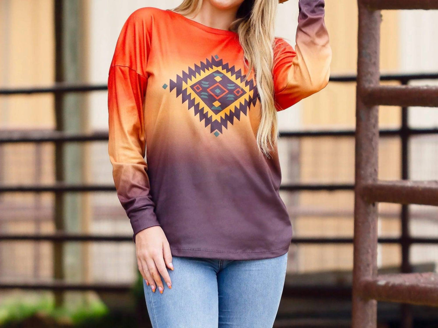 Blank - Abstract Long Sleeve Tee
